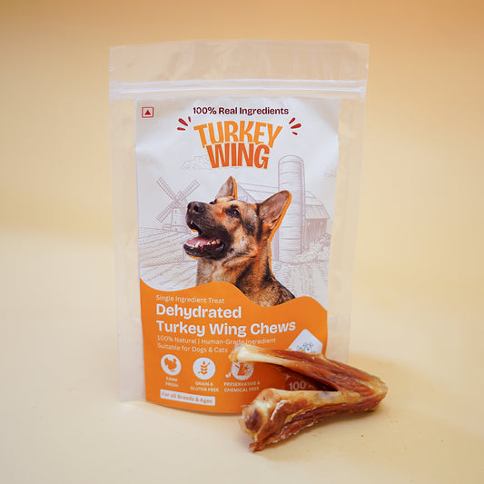 Turkey Wing Chew Dehydrated Natural Healthy Dog Treat