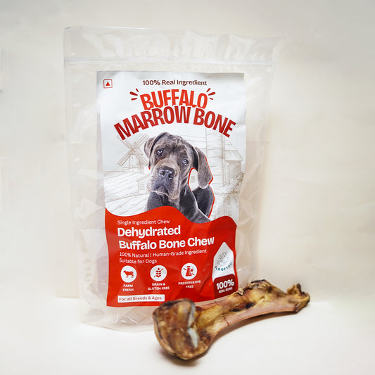 Buffalo Marrow Bone Chew Dehydrated Natural Healthy Dog Treat