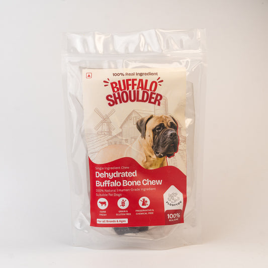 Buffalo Shoulder Bone Chew Dehydrated Natural Healthy Dog Treat