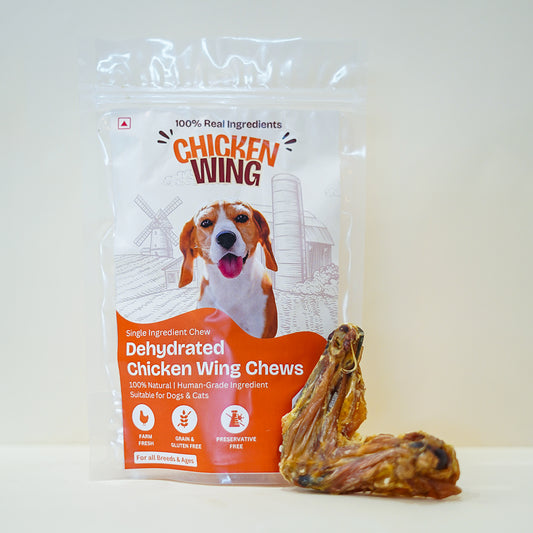 Chicken Wing Chew Dehydrated Natural Healthy Dog Treat