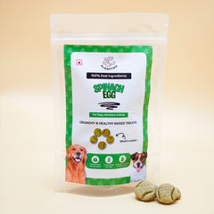 Spinach Egg Natural Healthy Dog Treat, Cookies, Biscuits & Snacks