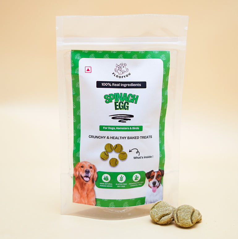 Spinach Egg Natural Healthy Dog Treat, Cookies, Biscuits & Snacks