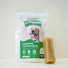 BBQ Hard Chew Bars Smoked Yak Milk Natural Healthy Dog Treat