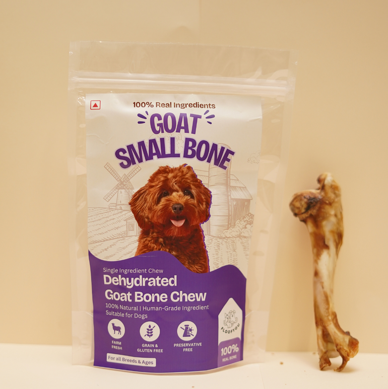 Goat Bone Small Chew Dehydrated Natural Healthy Dog Treat