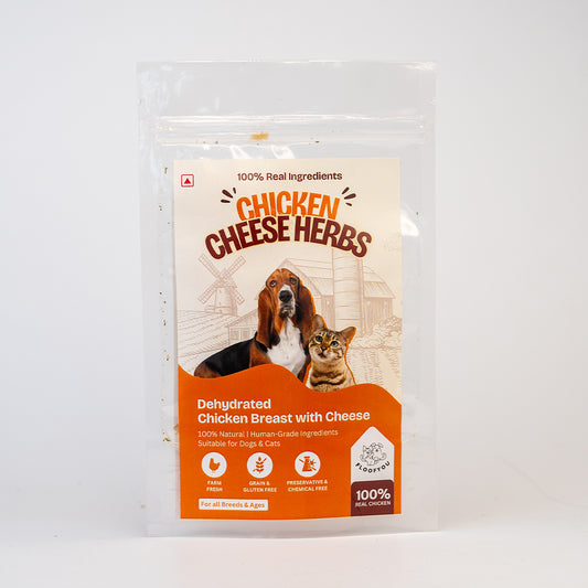 Chicken Cheese Jerky Strips Dehydrated Natural Healthy Cat Treat