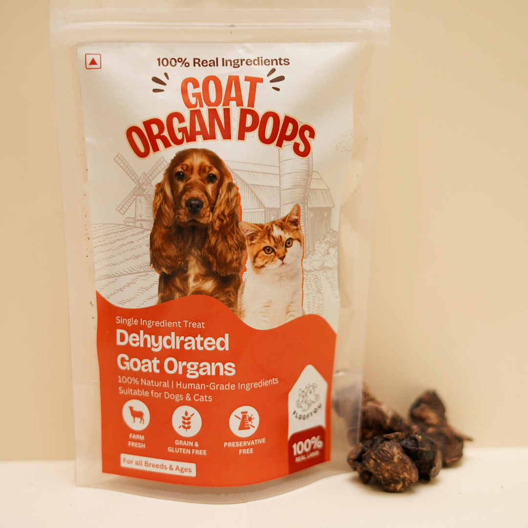 Goat Organ Pops Jerky Dehydrated Natural Healthy Dog Treat & Snack ...