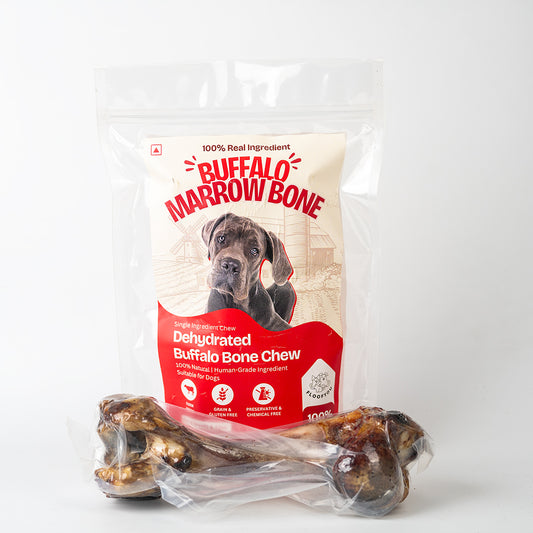 Buffalo Marrow Bone Chew Dehydrated Natural Healthy Dog Treat