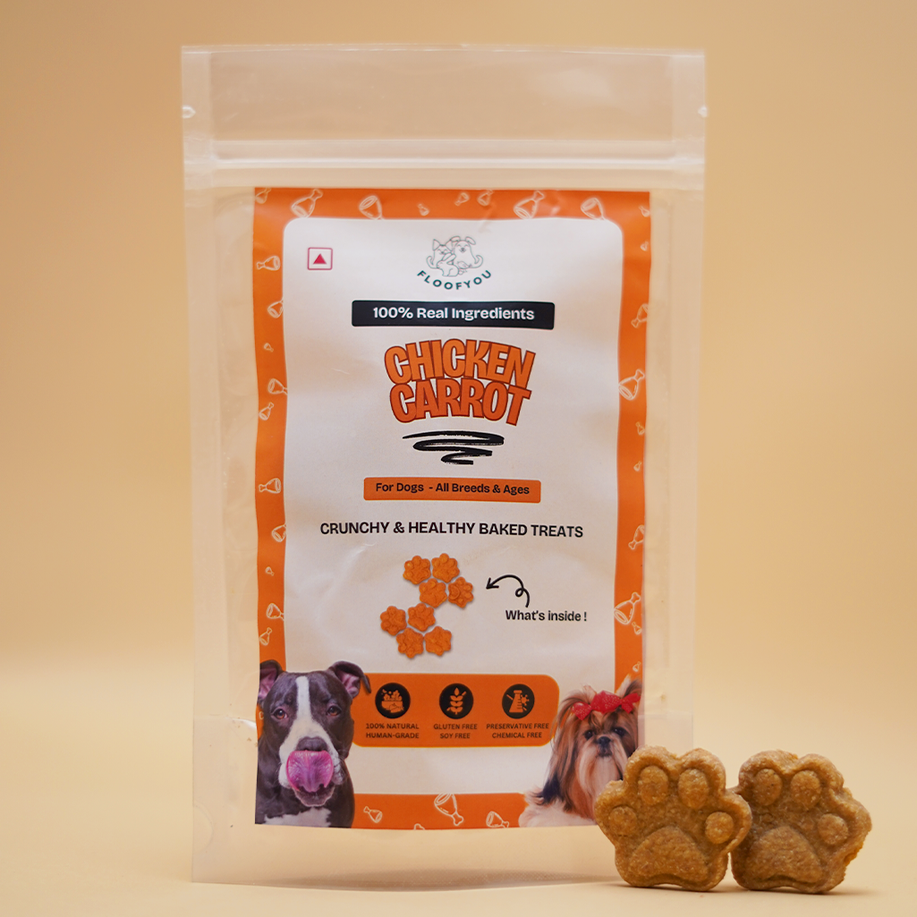 Chicken Carrot Natural Healthy Dog Treat