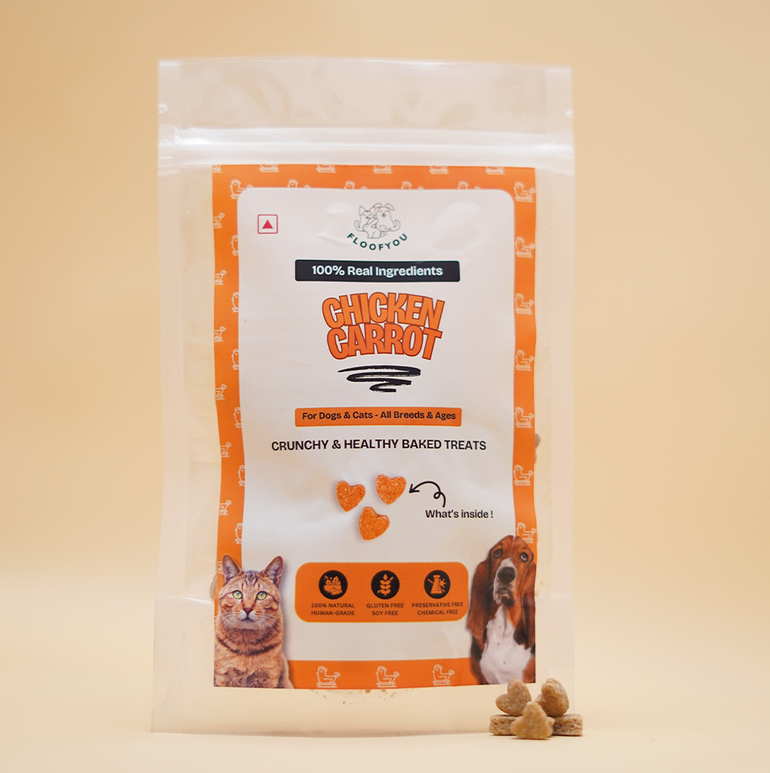 Chicken Carrot Small Natural Healthy Dog Treat for Training