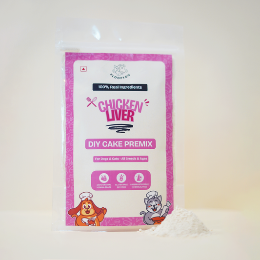 FloofYou Chicken Liver DIY Cake Mix Natural Healthy Dog & Cat Treat