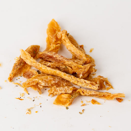 Chicken Cheese Jerky Strips Dehydrated Natural Healthy Cat Treat