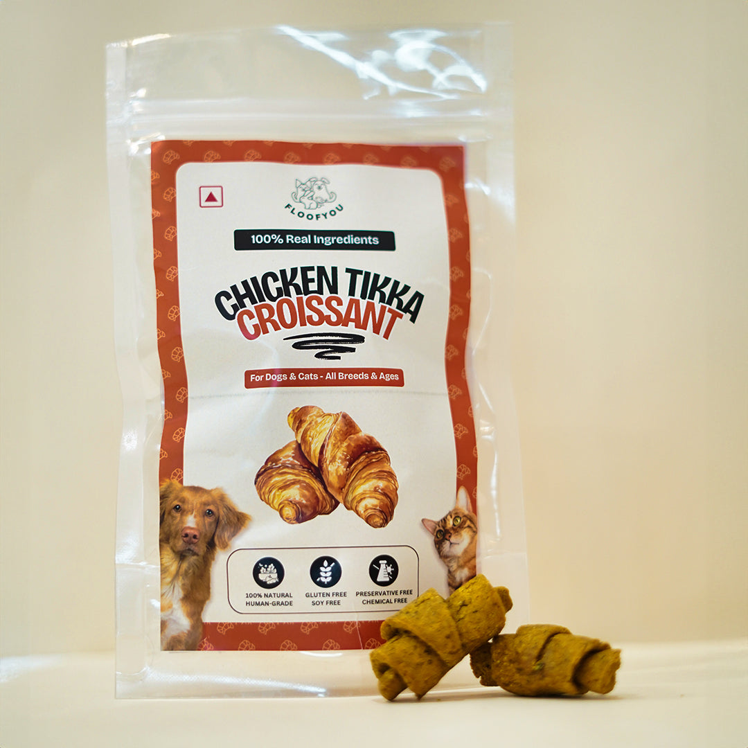 Chicken Tikka Croissant Natural Healthy Dog Treat