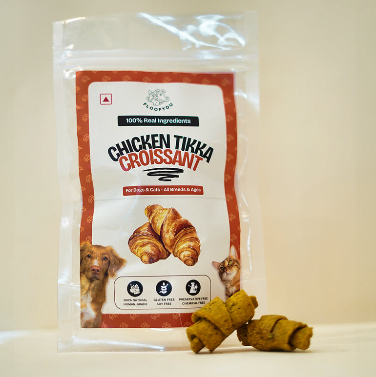 Chicken Tikka Croissant Natural Healthy Dog Treat