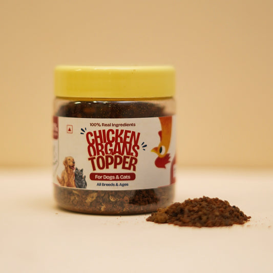 Chicken Organs Food Topper Meal Seasoning Natural Healthy for Cats