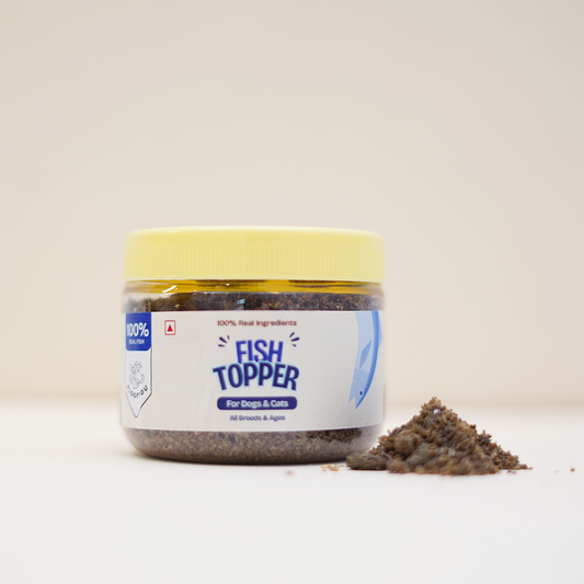 FloofYou Fish Food Meal Topper Natural Healthy for Dogs & Cats