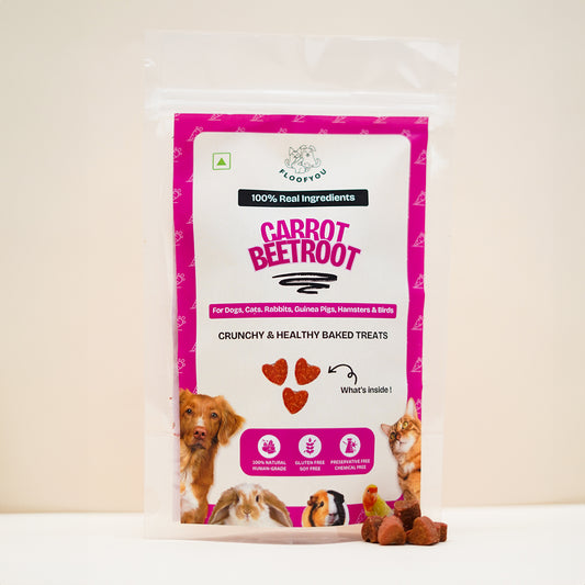 Carrot Beetroot Pure Veg Natural Healthy Dog Treat, Cookies, Biscuits & Snacks for Training