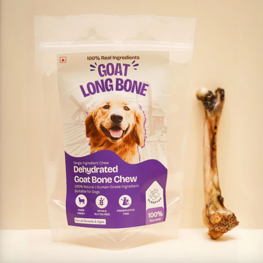 Goat Marrow Bone Chew Dehydrated Natural Healthy Dog Treat