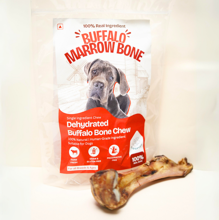 Buffalo Marrow Bone Chew Dehydrated Natural Healthy Dog Treat