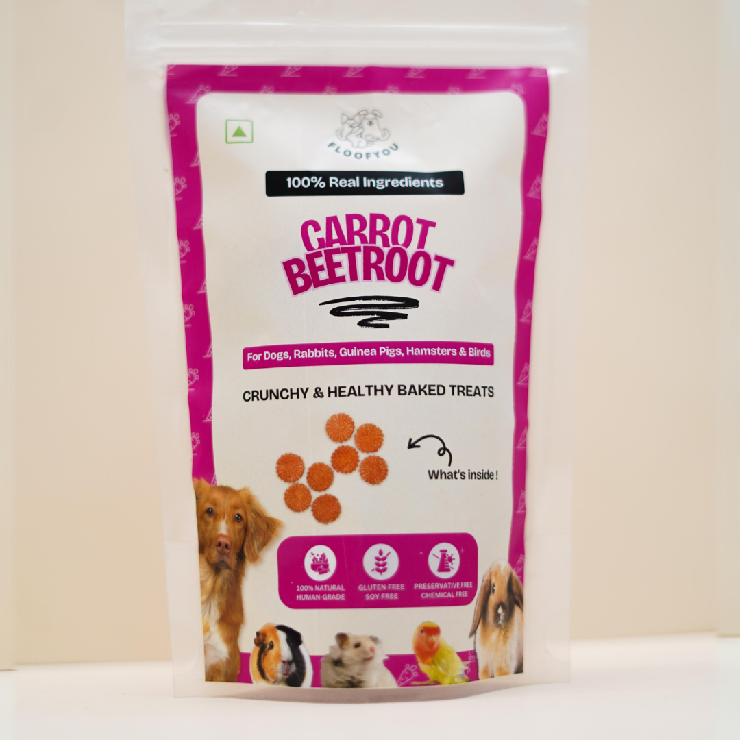 Carrot-Beetroot Pure Veg Natural Healthy Dog Treat